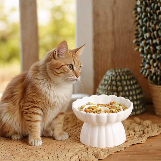 gamelle-anti-glouton-chat-blanche-ceramique