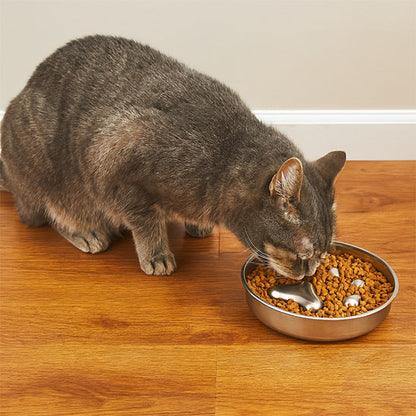 Gamelle anti glouton chat MonChatNivore pour réguler son alimentation