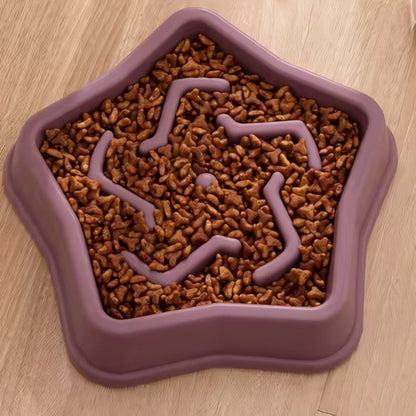 Gamelle anti glouton marron