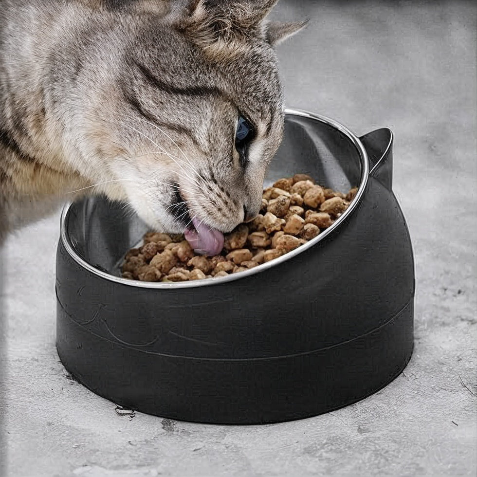 Gamelle chat noir