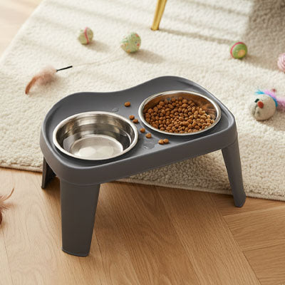 Gamelle chat surélevée MonDoublePlat présentation