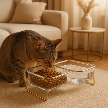 gamelle chat surélevée monchatpremeleve mange