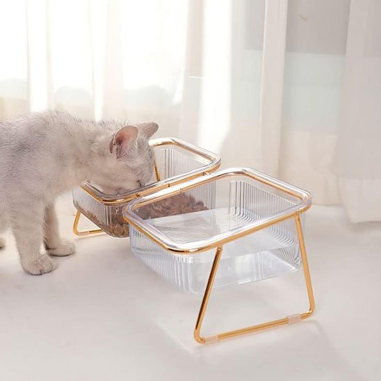 Gamelle chat surélevée | MonChatPremeleve™