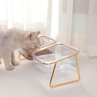 Gamelle chat surélevée | MonChatPremeleve™