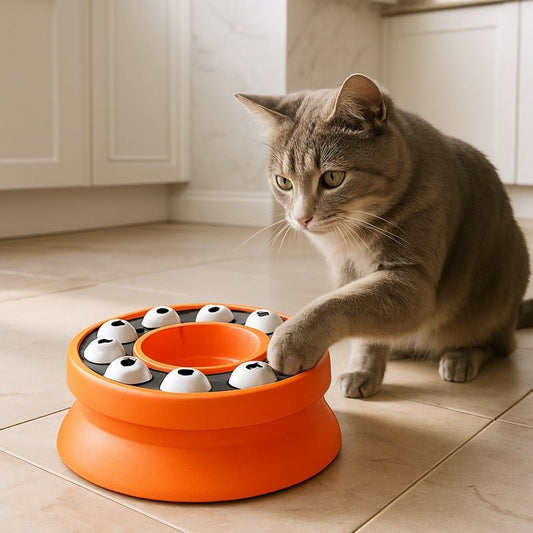 gamelle ludique chat monchatludo patte chat joue