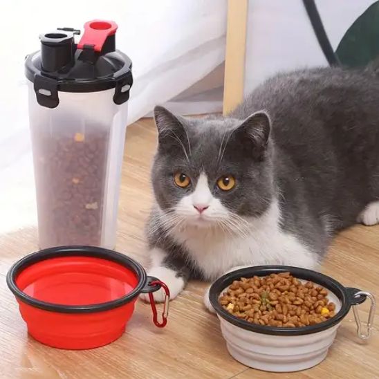 gamelle-pour-chat-rouge