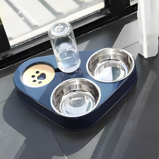 Gamelle pour chat MonChatTrianGama 3 en 1