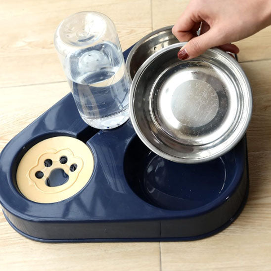 Gamelle pour chat MonChatTrianGama gamelles amovibles