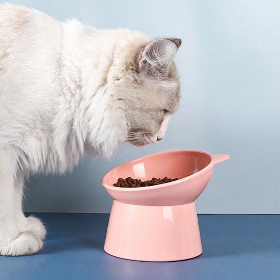 gamelle-chat-surelevee-rose