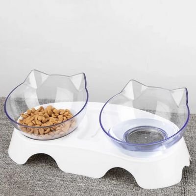 gamelle pour chat surélevée monchatgasur double support