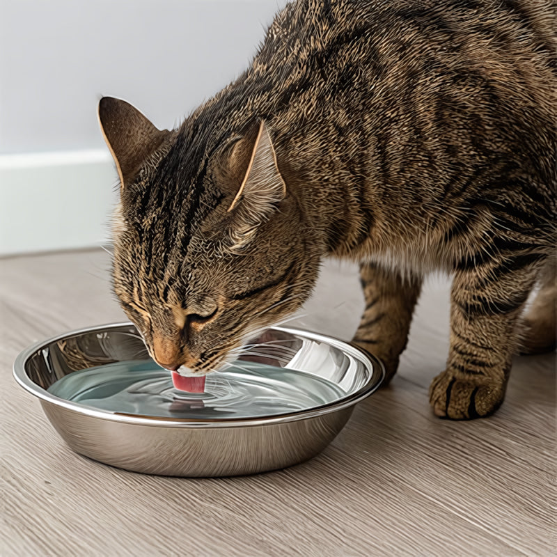 Gamelles chaton MonChatGaTon boit eau