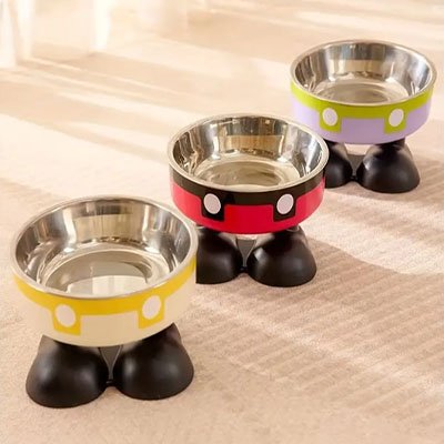 Gamelles surélevées chat MonchatBotu design robuste
