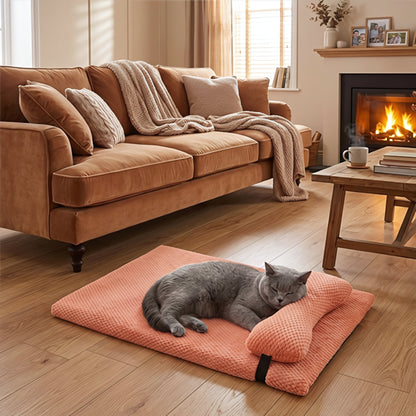 lit chat MonChatDortmieuxLuxe-support du cou rose M