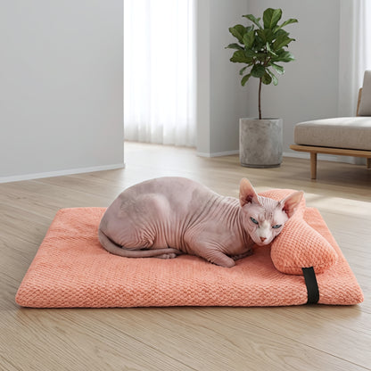 lit chat MonChatDortmieuxLuxe-support du cou rose S