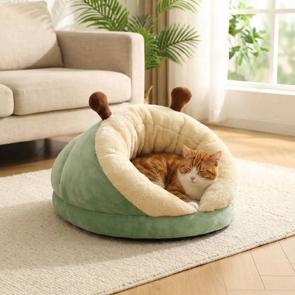 lits pour chats​ MonChatPantouflard-chausson vert L