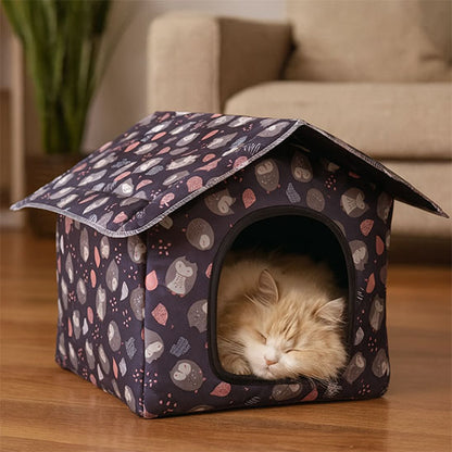 maison chat confort malin repos mérité
