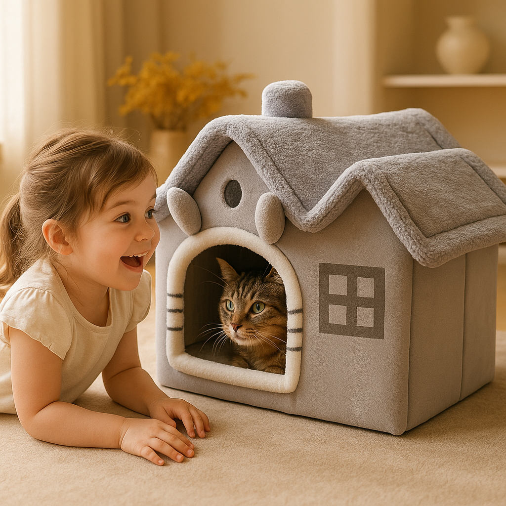 maison chat monchatluxome salon enfant bonheur
