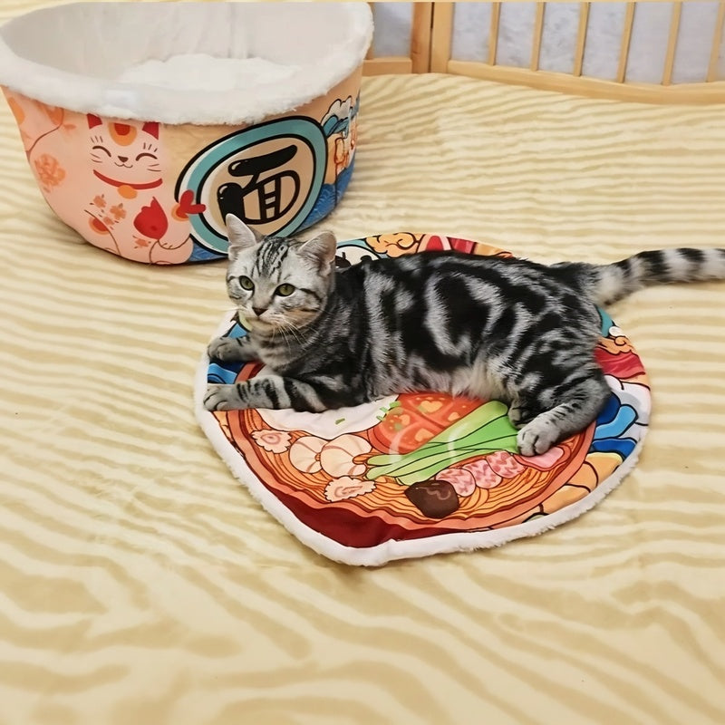 maison pour chat allongé