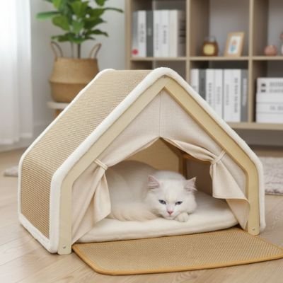 Maison pour chat MonChatMaisonMalin repos