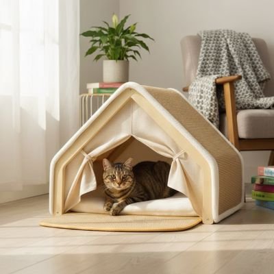 Maison pour chat MonChatMaisonMalin robuste