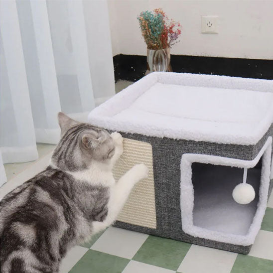maison pourchat monchatquiethome griffoir