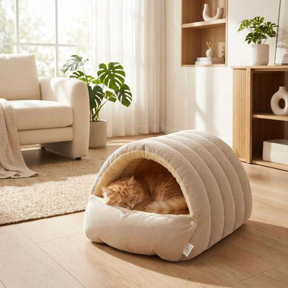 Niche a chat monantredouillet beige M