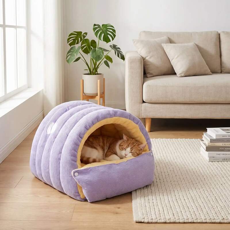 Niche a chat monantredouillet violet M