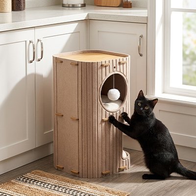 niche a chat monchatconfoniche 2 étages