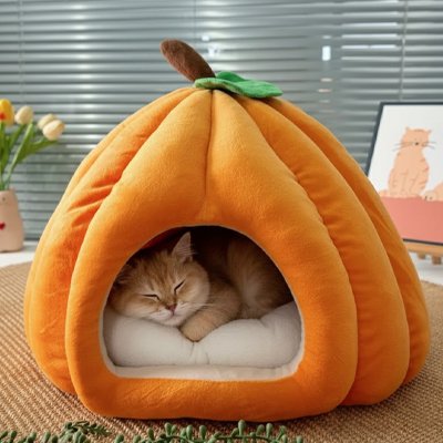 Niche a chat MonCoconPotiron orange