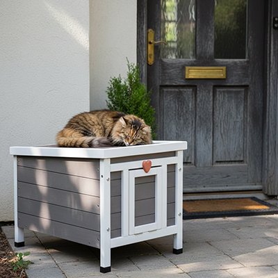 Niche exterieur pour chat grande qualité