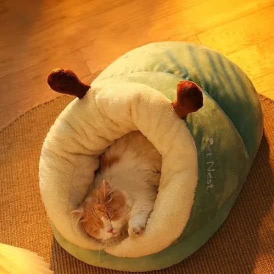 Panier chat monchatbulleconfort vert M