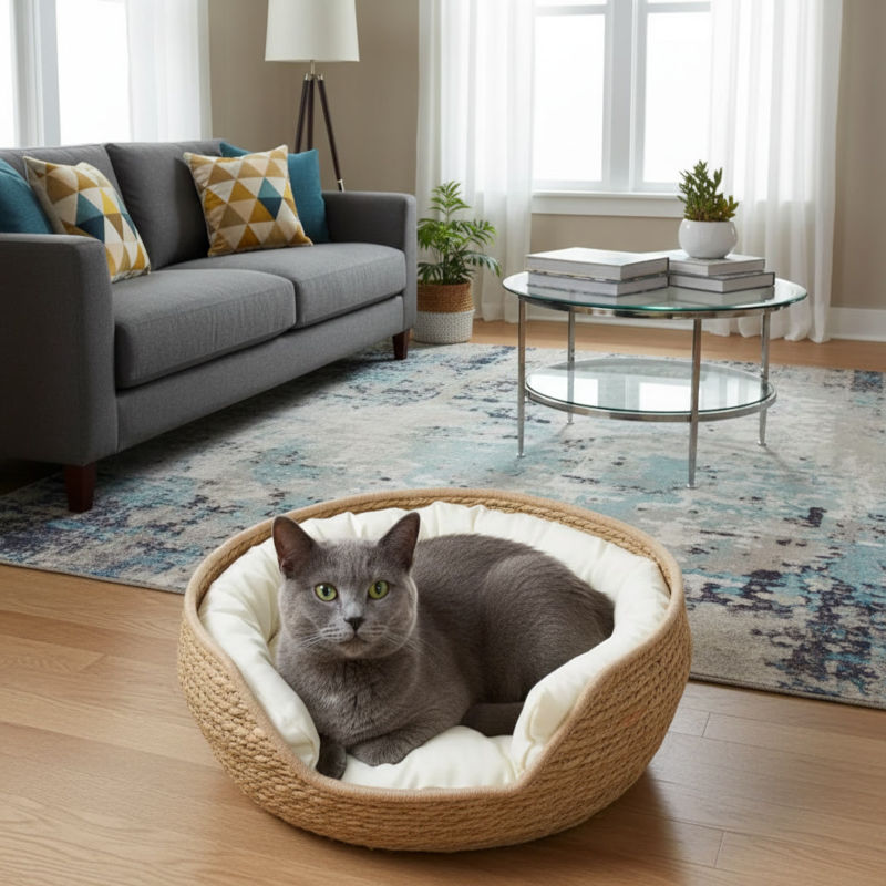 panier chat osier monchatpanin beau chat