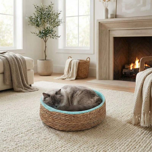 panier en osier pour chat MonOsierConfo fini anxiété