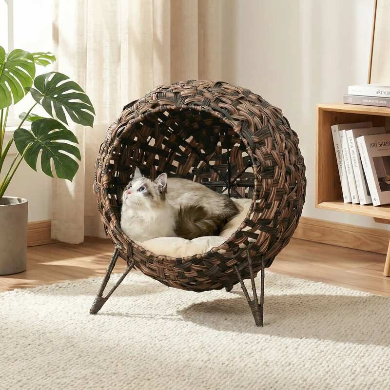 panier en rotin pour chat monchatrontin admiration